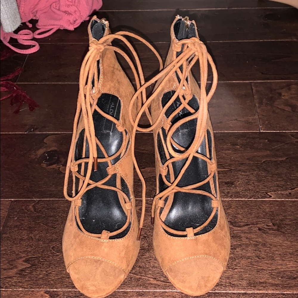 ALDO Lace Up Heels